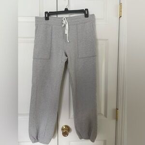 Frame Gray Joggers with Relaxed Fit
